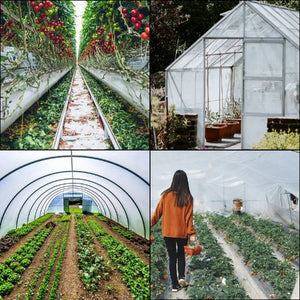 16 x 28' Ft 6 Mil Thickness Greenhouse Clear Plastic Film UV Resistant Polyethylene Film Keep Warming