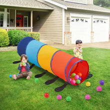Colorful Caterpillar Play Tunnel for Kids, Pop-Up & Collapsible