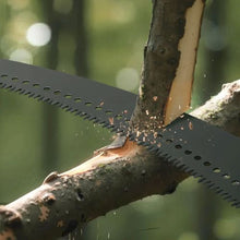 26.4 ft Extendable Manual Pole Saw with 65Mn Steel Blade for Tree Pruning