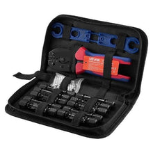 Solar Connector Crimping Tool 14–10 AWG with Connectors Wrenches & Case