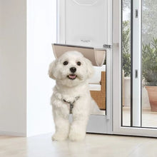 8 1/4" x 12 1/4" Dog Door for Sliding Glass Door for Sliding Doors with Hinge Structure Flap for Small-Sized Dogs