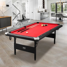 7ft Space-Saving Foldable Pool Table for Kids & Adults