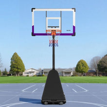 10 ft Adjustable Basketball Stand with 48" Backboard for Kids Adults in Schools Parks