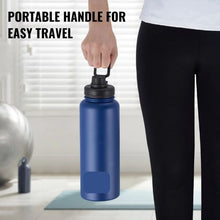 40 oz Stainless Steel Insulated Water Bottle Wide Mouth Leakproof Double-Walled