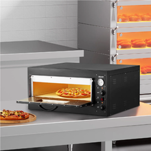 Commercial Electric Pizza Oven 24" Countertop 842°F 4200W Dual Temperature Control