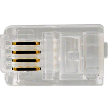 Vertical Cable RJ22 4 Position Telephone Plug 009-1024/44R-100 (Pack of 100)