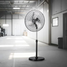 20-Inch Industrial Pedestal Fan - 90° Oscillating 3-Speed Adjustable Standing Fan