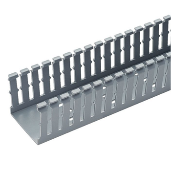 6FT 1.06x0.69 Panduct Type F PVC Narrow Finger/Slot Wiring Duct F.5X1LG6