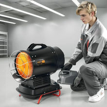 70,000 BTU Radiant Kerosene/Diesel Space Heater, Portable Industrial Heater for Garage/Warehouse/Workshop