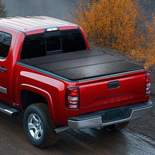 Tri-Fold Truck Bed Tonneau Cover for 2016-2023 Toyota Tacoma 5' Bed (60.5") 400 lbs Load Capacity LED Light Quick Folding Black – Fits 5.0' x 4.6' Inside Bed