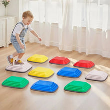 Balance Beam Stepping Stones 8 PCS Non-Slip Boards, Montessori Toy for Kids 2-6 Indoor/Outdoor Play