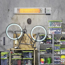 1500W Infrared Outdoor Heater, IP65 Waterproof Carbon Heater with Remote & 3 Speeds for Patio, Porch, or Garage