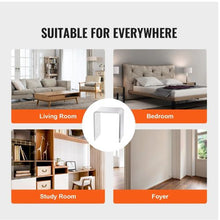 C-Shaped Clear Acrylic End Tables for Living Room Bedroom & Study (2PCS)