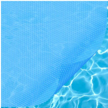 24 x 12 ft Solar Pool Cover 12 mil Rectangle Solar Blanket for Inground & Above Ground Pools (Blue)