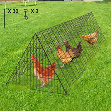 118.1 x 28 x 24.2 Chicken Tunnel Run – Portable Outdoor Coop for Chickens Ducks & Rabbits