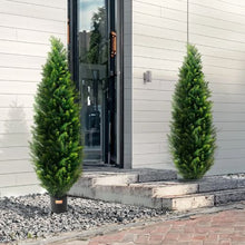 60 Inch Topiary Tree Faux Plant UV Decor Indoor and Outdoor Artificial Cedar SM-BS-150 (Pack of 5)