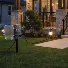 Extension Cord Extension Cord Outdoor Power Strip Weatherproof with Cover 6 Outlets