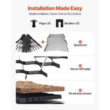 2 in Gravel Grid Permeable Grass and Ground Stabilizer for Driveways RV Parking Slopes (16.4 × 6.5 FT)