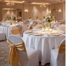 12-Pack Premium White Stretch Chair Covers – Fitted Washable Slipcovers for Wedding & Banquet Chairs (White)