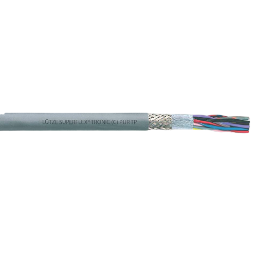 Superflex Wire Rope 24 Awg 4 Conductor Shielded Lutze Superflex Tronic Pur TP 300V Cables