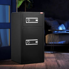 5.5 cu.ft Double Door Safe Box with Key Lock Password for cash passports jewelry,gold watches and documents