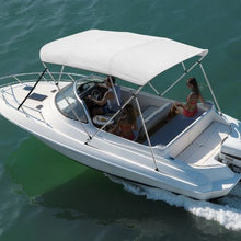 96x(79-84)x54 In 4 Bow Boat Bimini Tops with Aluminum Alloy Frame Waterproof