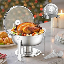 5-Qt Deep Commercial Table Pan For Catering Storage Food JZYYXCL5LBL4(Pack of 4)