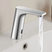 Touchless Bathroom Sink Faucet Automatic Motion Sensor Restroom for 9/16 in Pipe Brushed