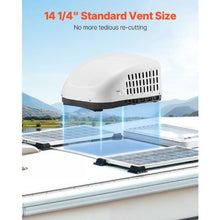 13500 BTU RV Rooftop Air Conditioner Non-Ducted RV AC Unit 65 dB Quiet Air Distribution Box for Campers Vans & Trailers (White)