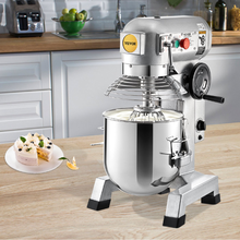 Commercial Food Mixer 15 Qt 500W 3-Speed Dough Hook & Whisk