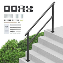 Black Outdoor for Seniors Porch Deck Handrails for Style 1