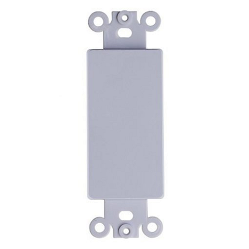 Decora Blank Insert Wall Plate White 900661 (Pack Of 200)