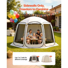 Sun Shade Covers for 12 x 11 ft Screen Tent 300D Oxford UV Protection Panels Pack of 3 (Tent Not Included) – (Beige)