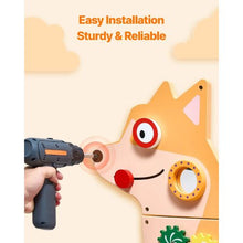 Puppy Activity Wall Panel 12 Montessori Sensory Toys for Kids 3-12 Ideal for Toddler Playroom or Classroom