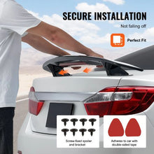 GT Wing Car Spoiler 46.3" Universal Rear Wing ABS Material Racing Style (Glossy Black)