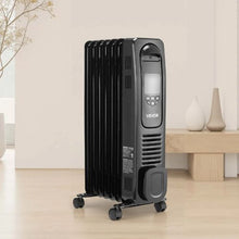 1500W/L Electric Oil Filled Radiator with LED Screen, Over-Heat Protections for Indoor Use