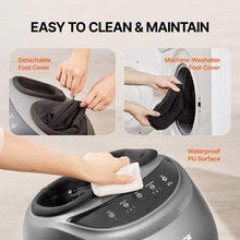Foot Massager with Heat Shiatsu Kneading Compression Fits Men’s Size 12