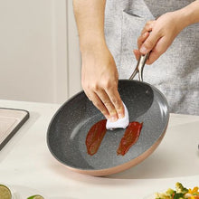 (3 Piece) Frying Pan Skillet Aluminum Egg Fry Pans Kitchen (Grey)