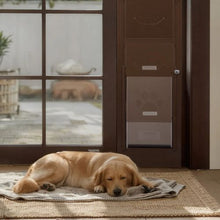 75-81 Inch Dog Door for Sliding Glass Door Adjustable Height for Renters