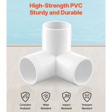 1" PVC Pipe Joints Elbow Connector 3-Way PVC Fittings (PACK of 10)