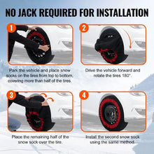 XL Model Thickened Snow Socks for Car Tires WB-M2