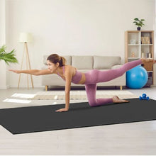 10 x 6ft Non-Slip High Density Premium Yoga Mat with Carry Bag & Strap – Perfect for Yoga Pilates & Floor Workouts for Men & Women