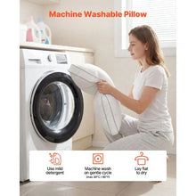 2 Pack King Bed Pillows for Sleeping Down Alternative Hotel Pillows (White)
