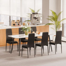 Modern Dining Room Accent Chairs for Dining Tables Space-Saving Kitchen Table (Set of 4)