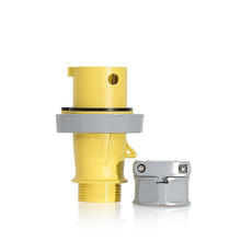 Leviton 30 Amp 125V LEV Series IEC Pin & Sleeve Plug Yellow 330P4WLEV
