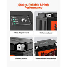 12V 4Ah LiFePO4 Motorcycle Battery Pre-Charged, Maintenance-Free High Performance for ATV Motorcycle Jet Skis Scooter UTV