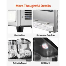 12L/3.17Gal x 4 Tank Commercial Slushie Machine - Self-Cleaning Frozen Drink Maker & for Restaurants and Bars