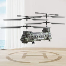RC Helicopter – 2.4GHz Military Remote Control Helicopter, 3.5-Channel RC Aircraft with One-Key Takeoff/Landing, LED Lights, 20-Min Flight Time, Ages 8+