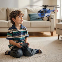 RC Helicopter, 2.4GHz 4-Propeller with Gyro & LED, Beginner Toy 8+