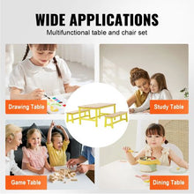 Toddler Learning Table and Bench Set